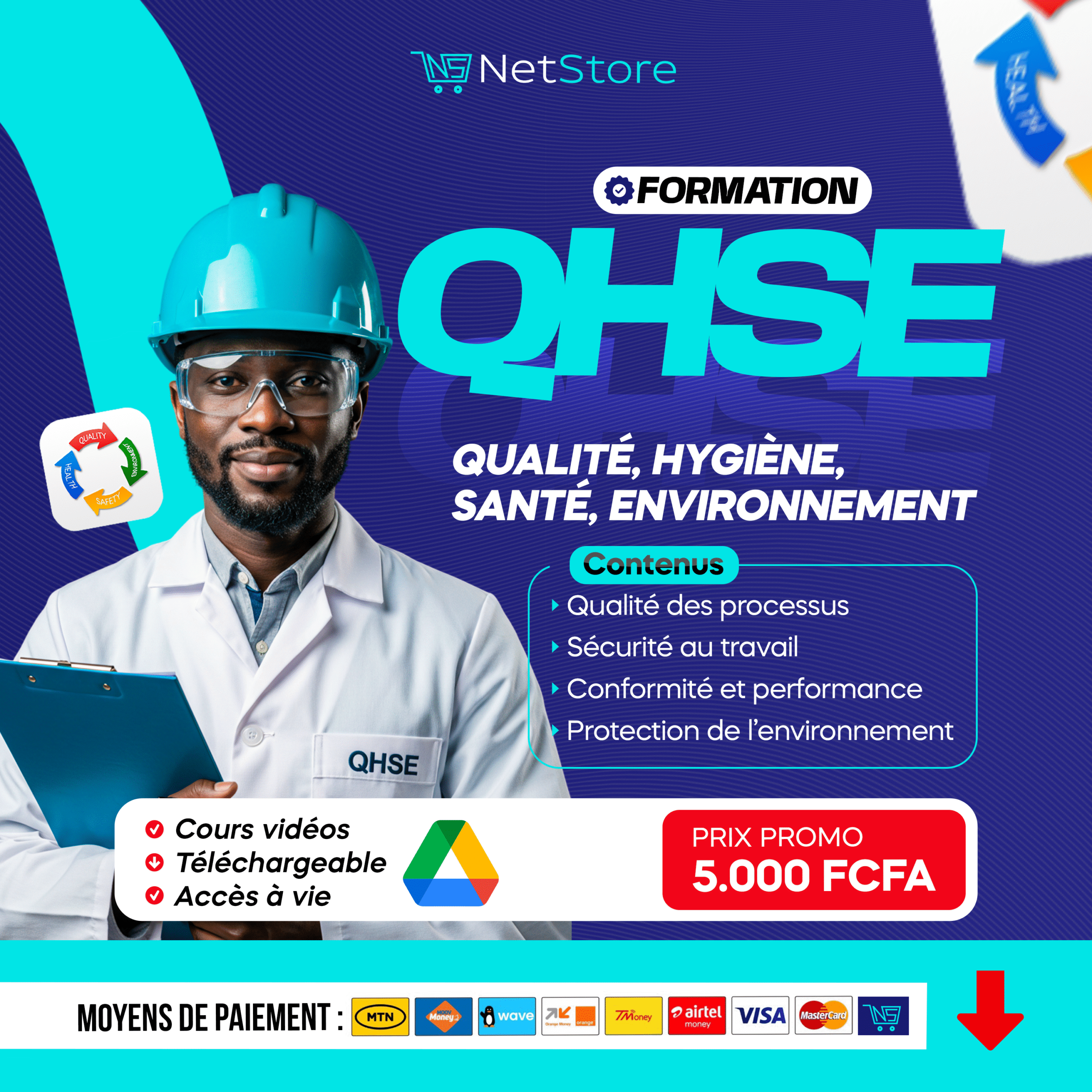 Pack Complet QHSE – Qualité, Hygiène, Sécurité et Environnement