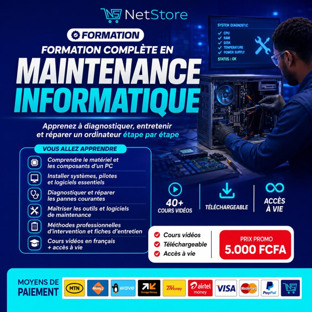 Formation complète Maintenance informatique
